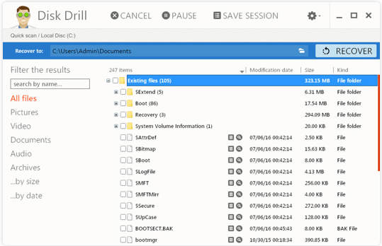 disk drill for windows(数据恢复软件) v4.3.585 免费扫描